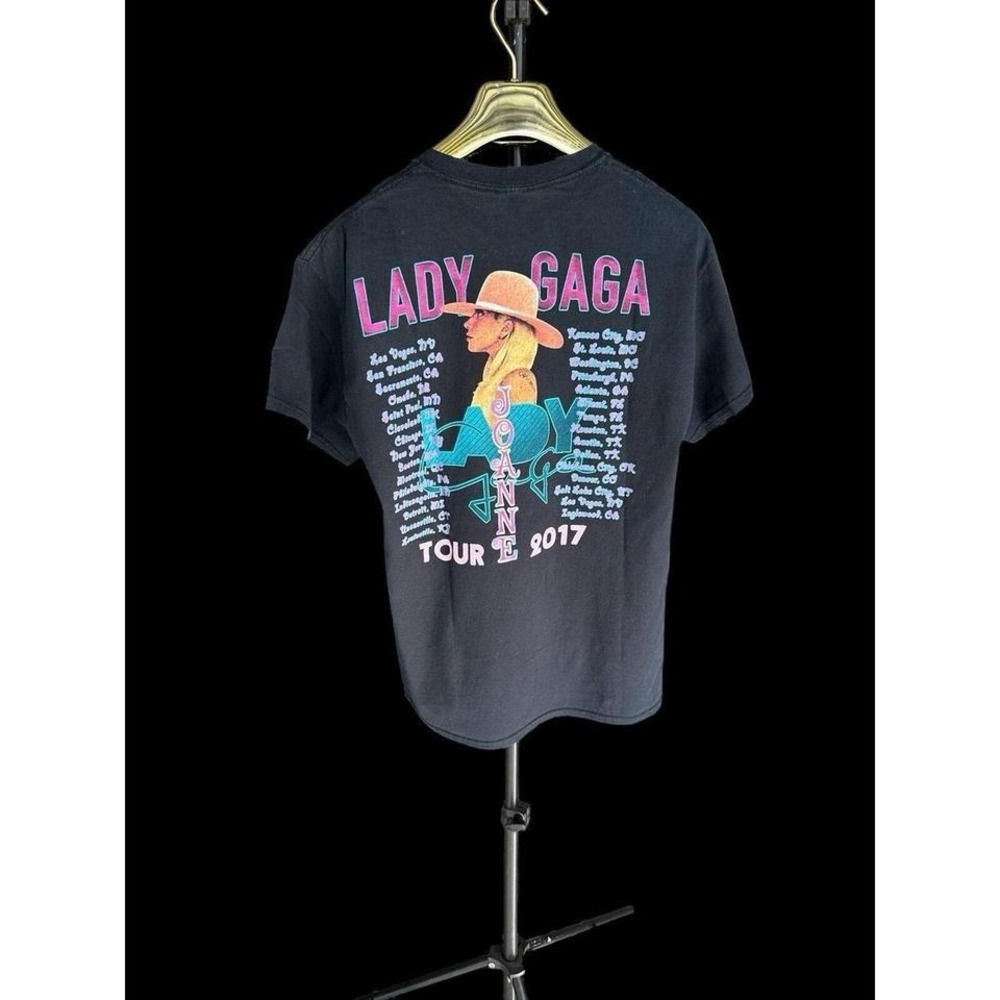 Lady Gaga Joanne 2017 World Tour Concert Cotton T-Shirt Sz‎ Medium No Size Tag